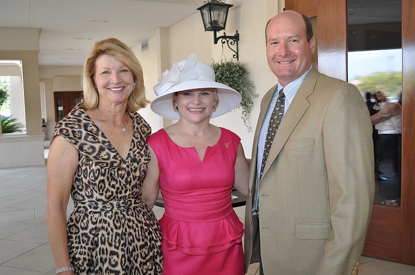 Jeanie Kirkpatrick, Chairwoman Susan Wilcox and Bill Blalock