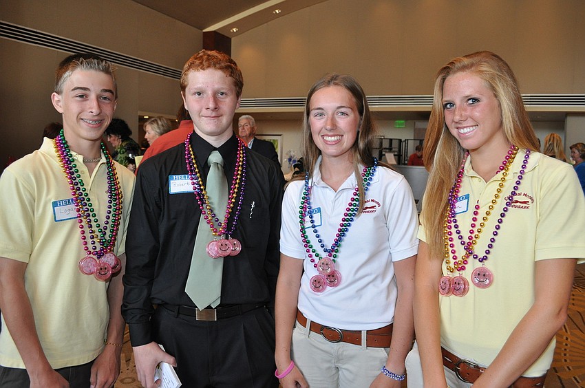 Logan LaFave, Robert Rothenbach, Emily Deming and Payton Harris