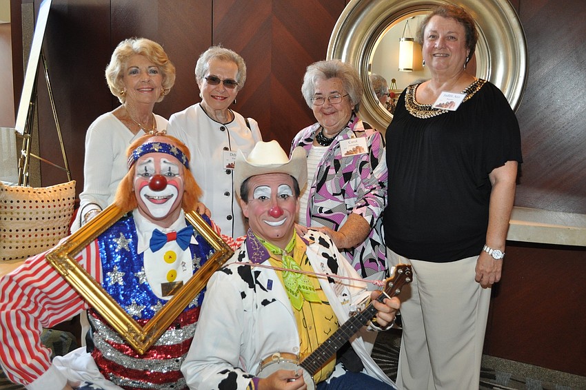 Phyllis Lamberger, Debbie Kimball, Carol Zzbotinsky and Judith Ann Ragona with 