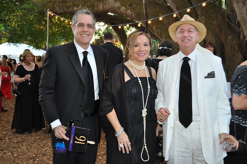 Jeff and Giovanna McGrath with Rob Haft