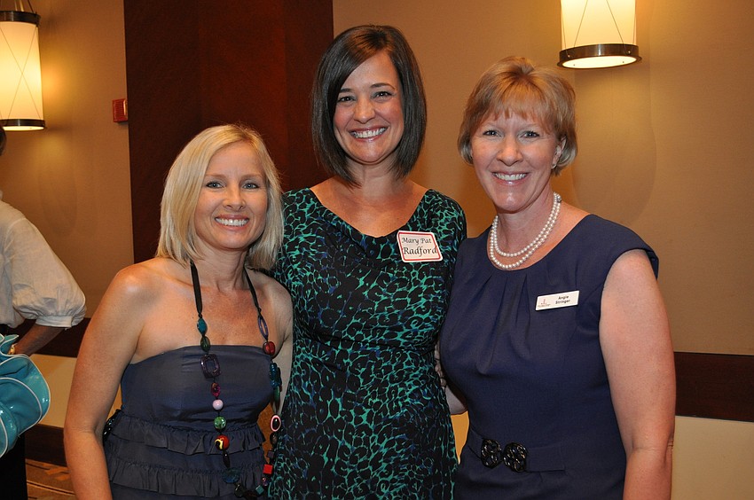 Kellie Menke, Mary Pat Radford and Angie Stringer