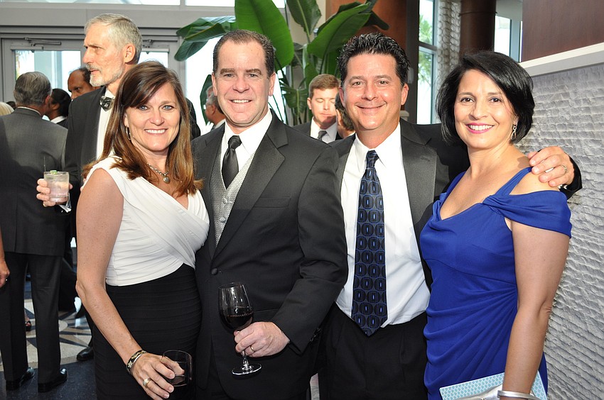 Wendy and Shaun Merriman with Jeffrey and Virginia Charlotte