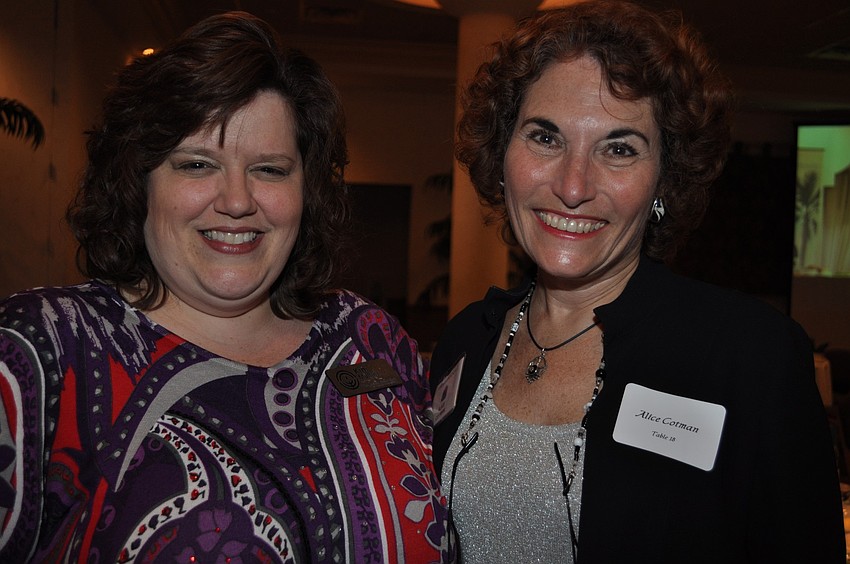 Kim Mullins and Alice Cotman