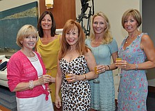 Shirley Muraca, Paulette Rymer, Eileen Curd, Allison Scanlan and Jan Burtnett