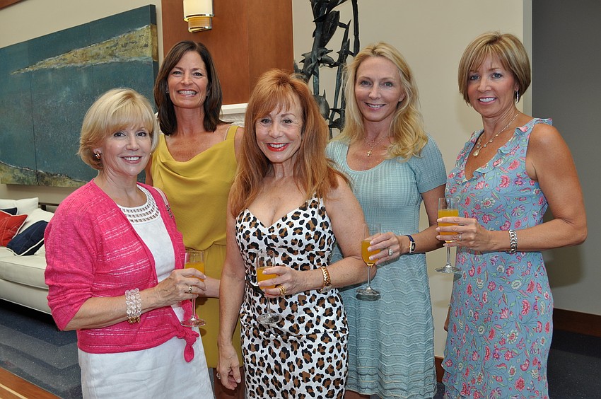 Shirley Muraca, Paulette Rymer, Eileen Curd, Allison Scanlan and Jan Burtnett