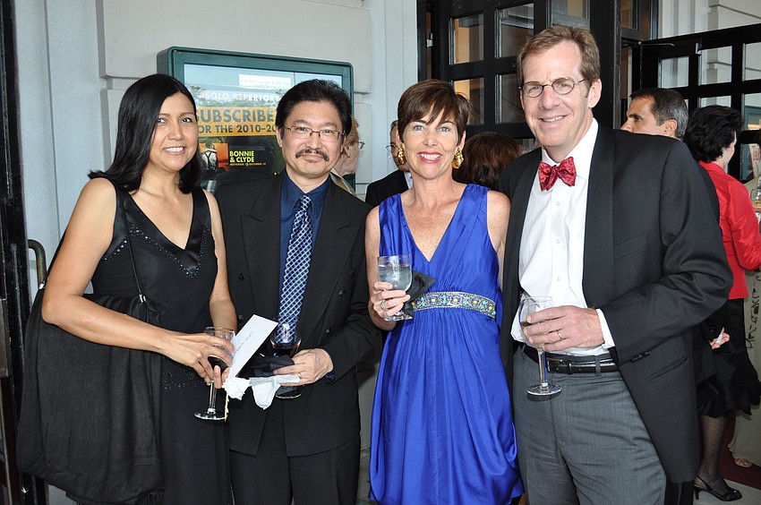 Arlene and Gordon Okawa with Noreen Delaney and Joe Polidoro