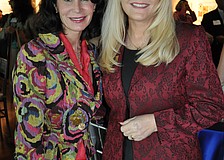 Guest speaker Katherine Oliver and Jeanne Corcoran
