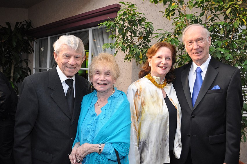 Bill Olson and Barbara Geldbart, Diana Lager and Anton Raff