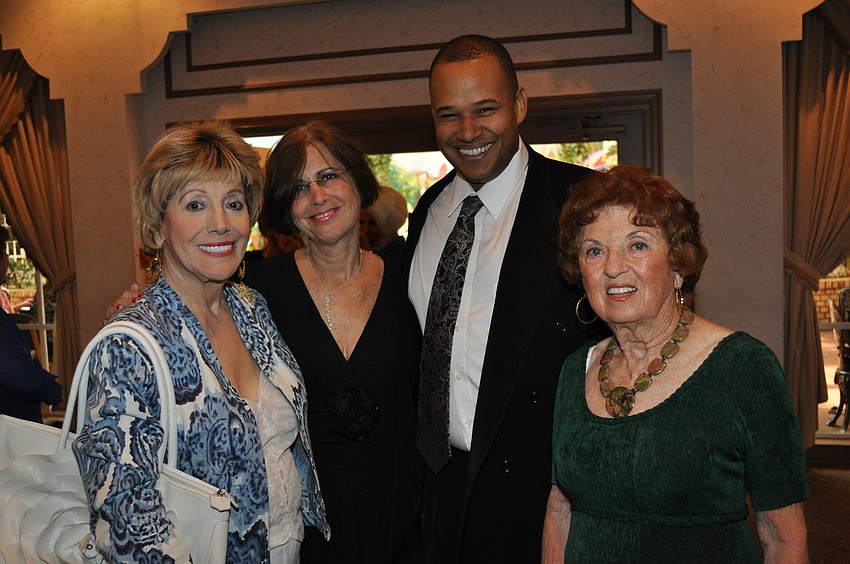 Lee Peterson, Susan and Diamond Award honoree Keith Adams and Heart of Gold honoree Ann Hartka