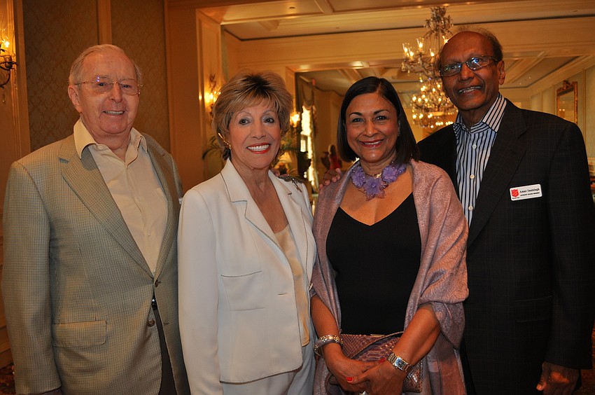 Bob and Lee Peterson, Mira and Amar Inalsingh