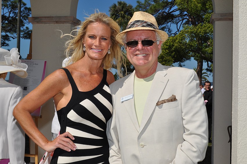 Co-Chairwoman Chris Pfahler and Dennis Stover