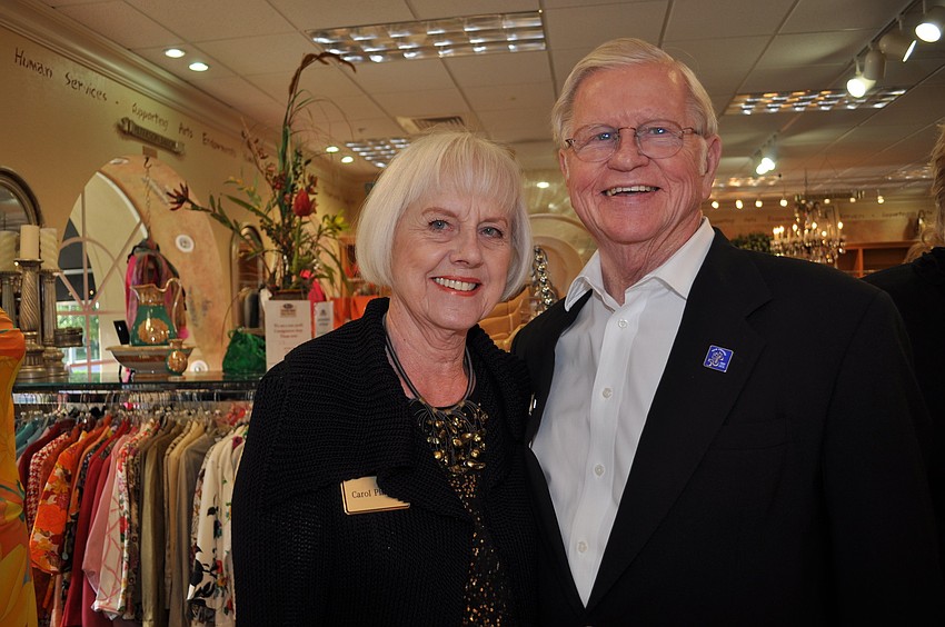 Designing Woman Board President Carol Phillips and past president Senator Bob Johnson