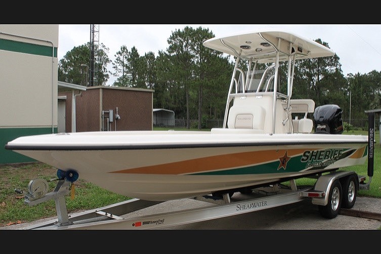 The Sheriff's Office has a new 23-foot Shearwater. (Courtesy photo)