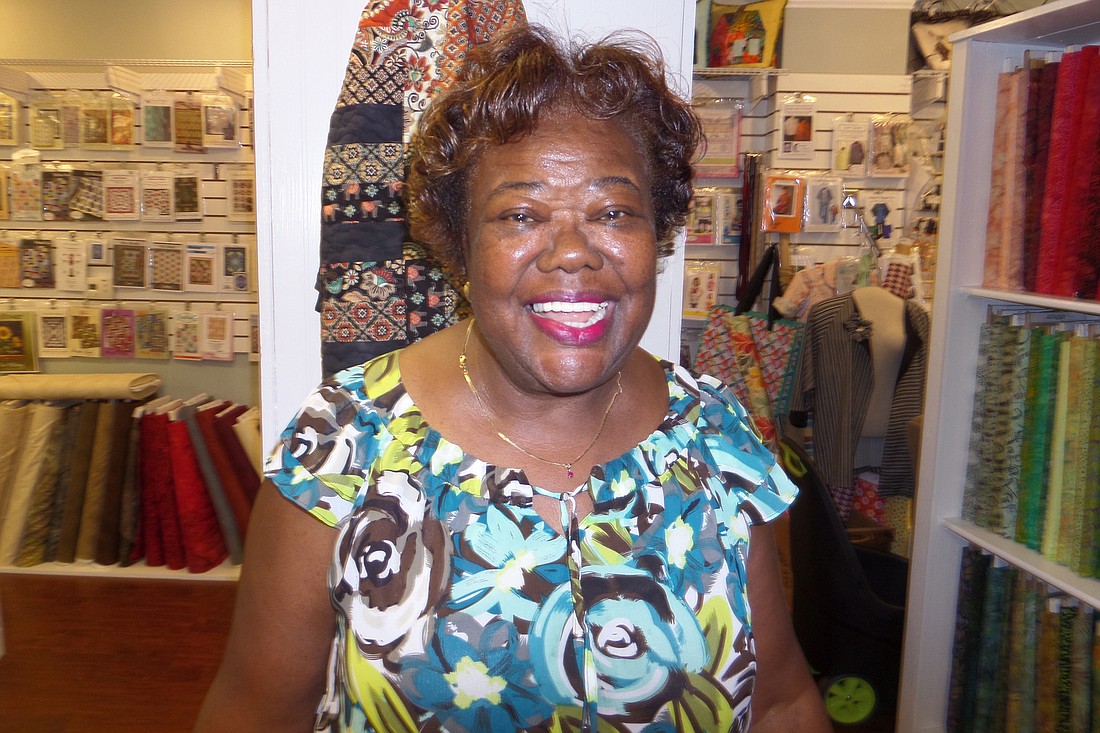 Cut Up and Sew instructor Gloria Brathwaite opened her own shop in Trinidad at age 23 and later sewed for the New York Metropolitan Opera. (Courtesy photo.)
