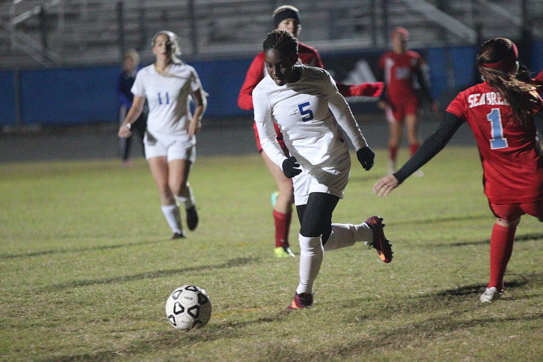 Miracle Porter scored two goals for the Lady Pirates in their win against Seabreeze.