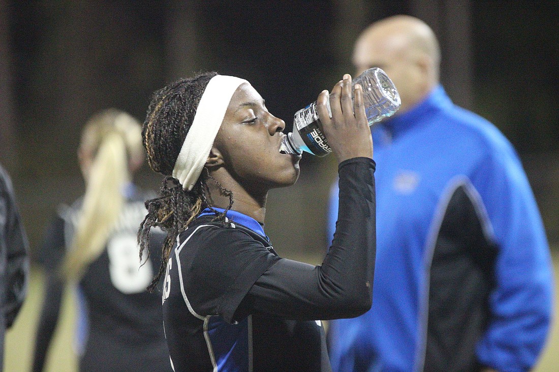 Miracle Porter broke the Matanzas school record for goals (105) against the Lady Sandcrabs on Monday, Dec. 8, at the Ormond Beach Sports Complex.