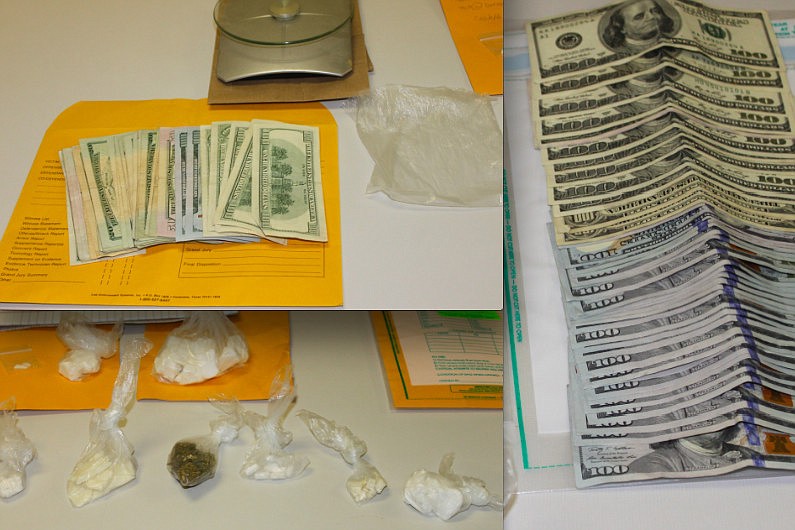 Deputies seized cash and drugs during a warrant sweep Dec. 10. Photos courtesy of the Flagler County Sheriff's Office.