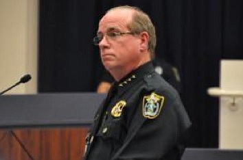 Flagler County Sheriff James L. Manfre. File photo by Megan Hoye. - See more at: http://www.palmcoastobserver.com/news/palm-coast/Front-Page/1203201410053/Manfre-faces-1500-ethics-fine#sthash.PoClF9QZ.dpuf