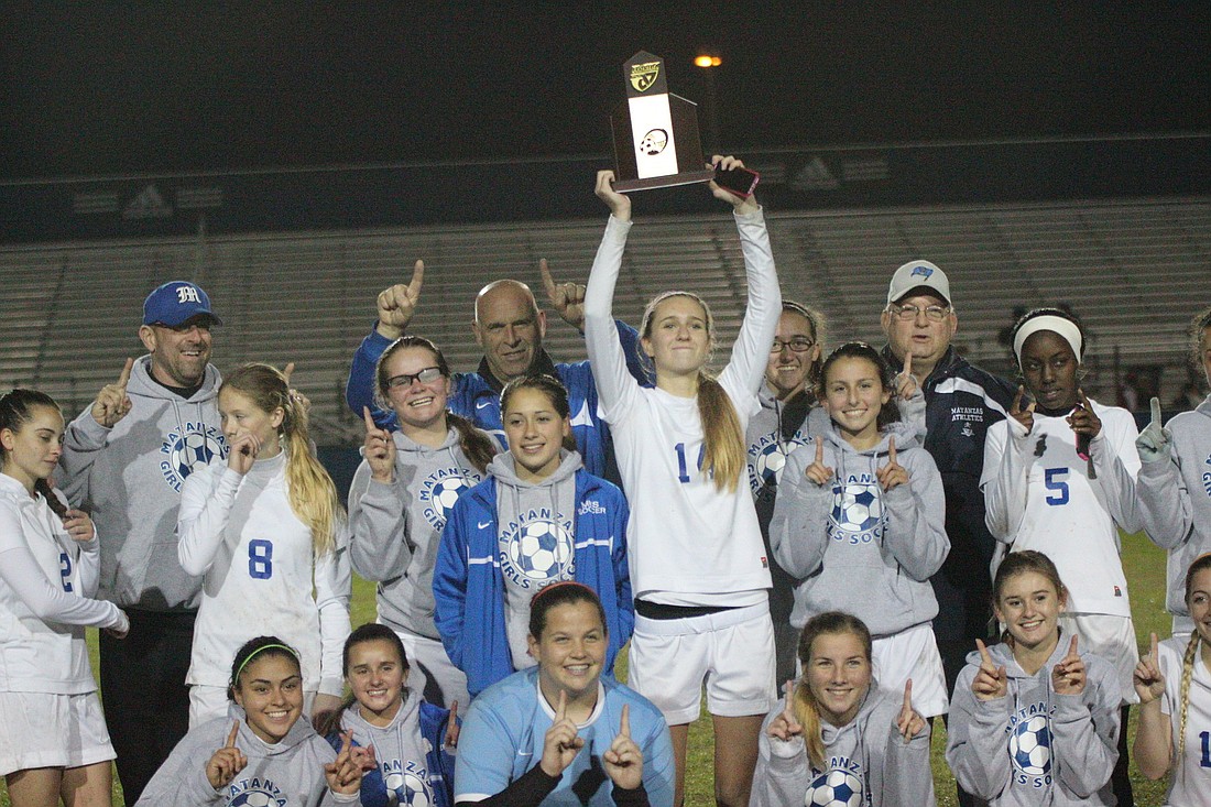 The Matanzas Lady Pirates beat the Seabreeze Sandcrabs to win back-to-back district championships.