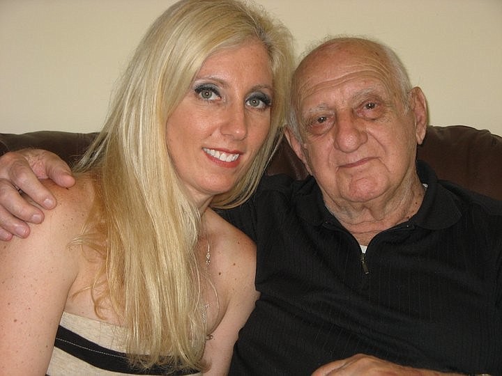 Angela DiBuono was inspired to impersonate entertainers by her grandfather, Sylvester LoPotro, who entertained guests at their home.