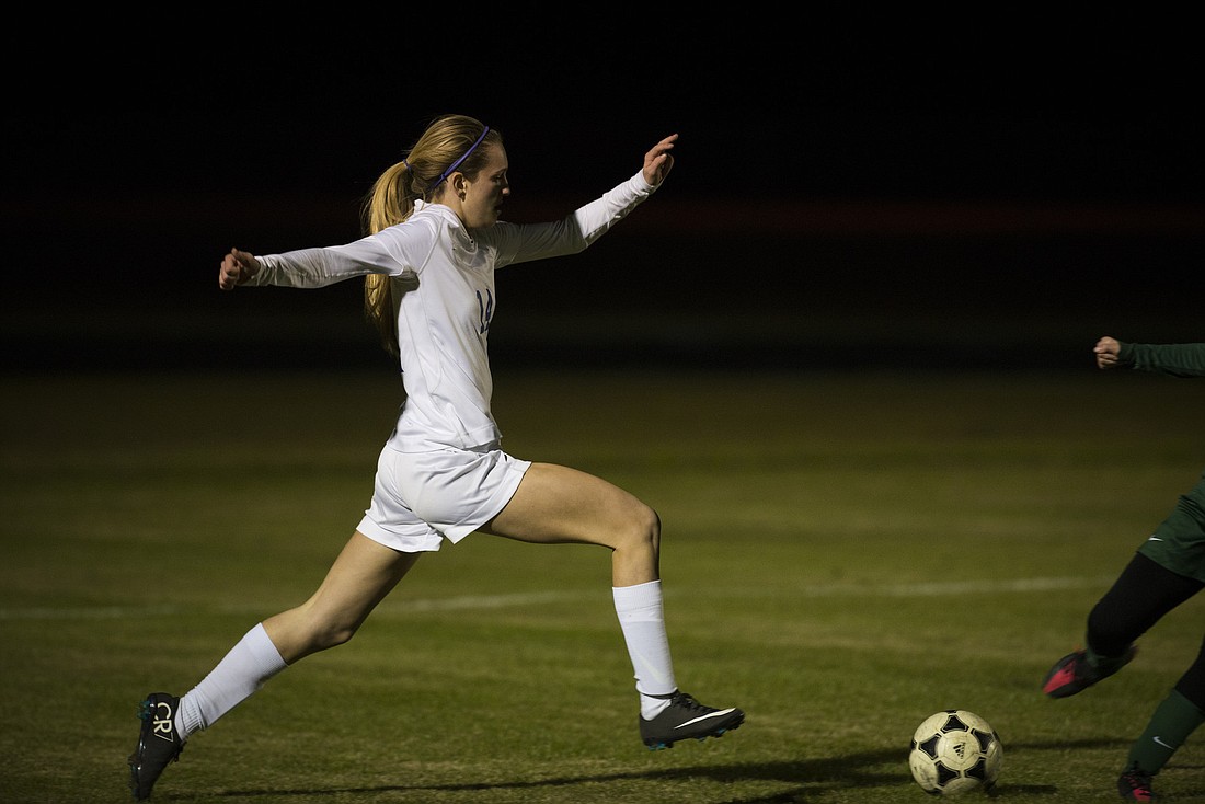 Leanna Ballschmieder scored two goals to help the Lady Pirates advance to the Elite Eight.