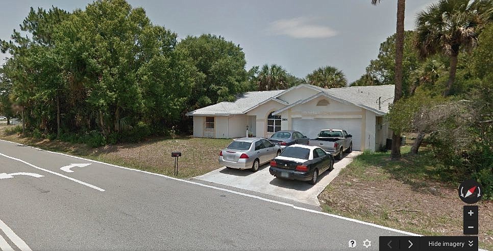 The home where huber was shot is directly across from Wadsworth Elementary School. (Image from Google Maps.)