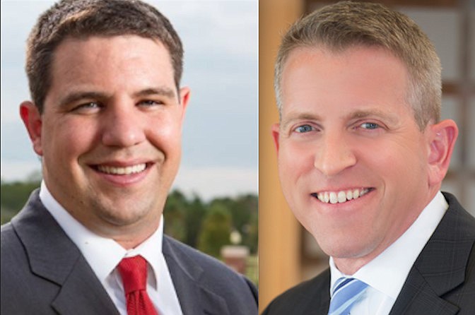 Republicans Travis Hutson and Paul Renner. (Courtesy photos.)