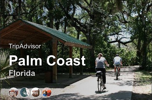 The TripAdvisor website featured Palm Coast at the top of its Florida destination list. The area had received 12,706 review as of the morning of April 15. Image is a screenshot of TripAdvisorÃ¢‚¬„¢s Palm Coast tourism page.
