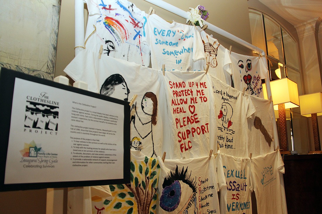 The Clothesline Project bears witness to violence against women.