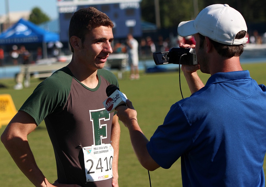 Justin Pacifico won the silver medal in the 800-meter run at the state track meet.