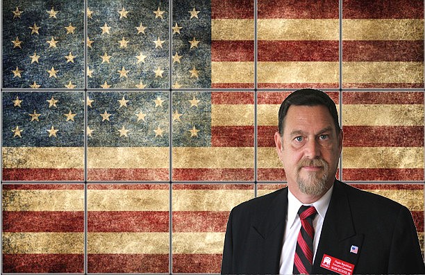 Mark Richter's campaign photo, from 2014. He lost the Republican primary for a County Commission seat by just 237 votes.