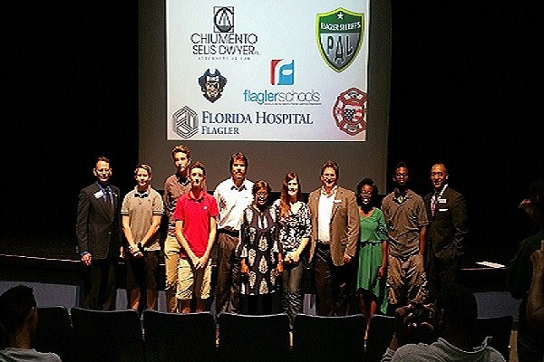 Camera crew and sponsors that collaborated with Matanzas share a picture following the ceremony