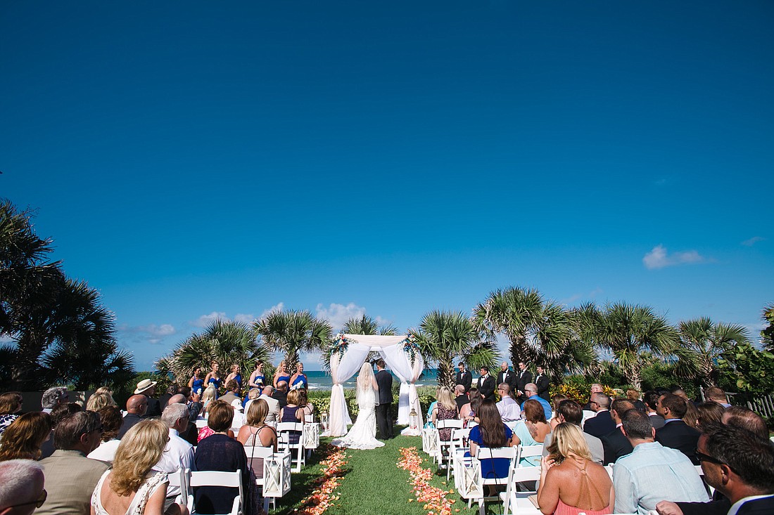 Hammock Beach Resort is one of the 14 Flagler County venues included in the Palm Coast and the Flagler Beaches newÃ‚ weddingÃ‚ brochure. (Sara Purdy Photography)