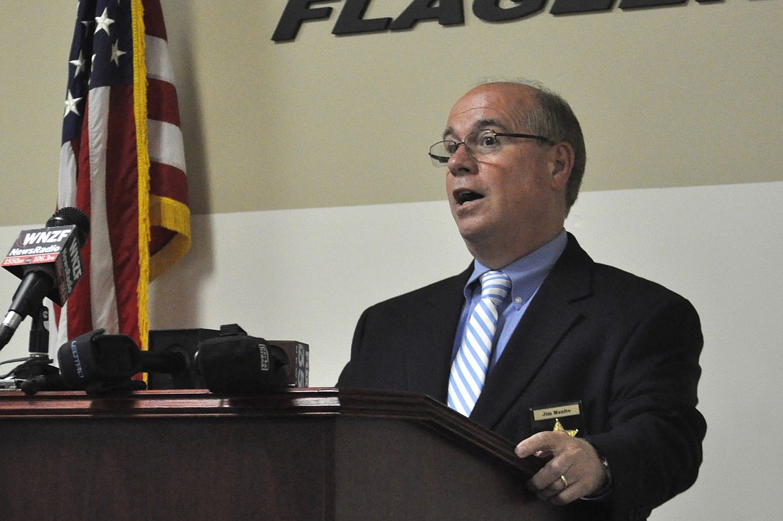 Flagler County Sheriff James L. Manfre (Photo by Jonathan Simmons.)