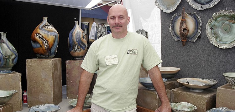 Clay artist Ken Shields of Sarasota has displayed his work in the Art at the Ranch Festival on more than one occasion.