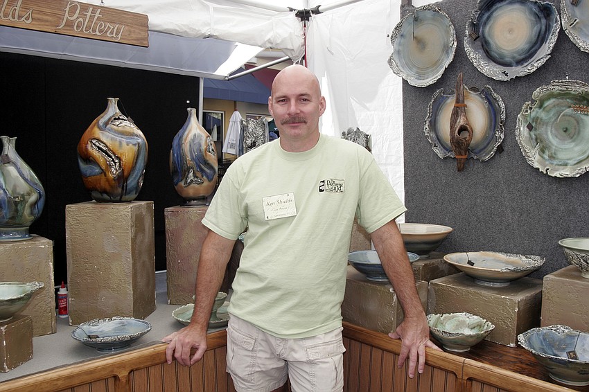 Clay artist Ken Shields of Sarasota has displayed his work in the Art at the Ranch Festival on more than one occasion.