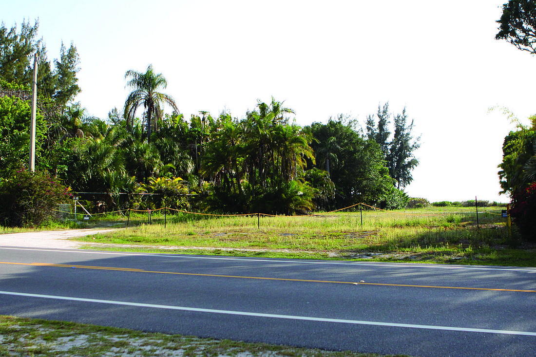 The vacant 1.122-acre lot at 6001 Gulf of Mexico Drive sold for $1.8 million.