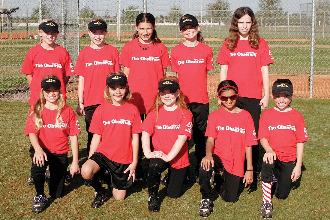 The Miss Manatee Softball 10U Observer team is undefeated through the first four games of the season.
