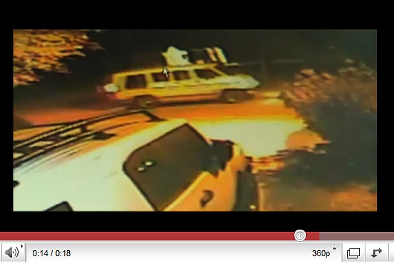 A security camera in the Regal Oaks community in the East County caught footage of the suspect vehicle.