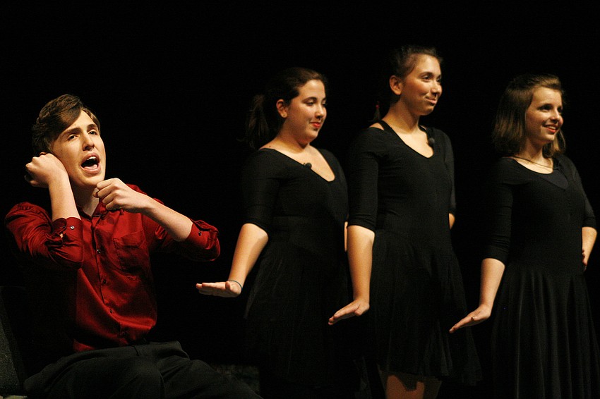 Joseph Grosso, Katherine Kaspar, Carlotta Murri and Melina Cuffaro are all part of Lakewood's drama department.