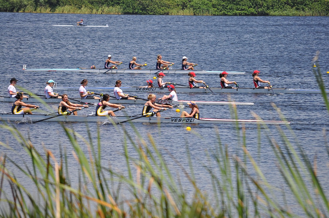 The first event is the Western District Rowing Championship this weekend at Nathan Benderson Park.