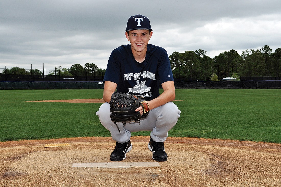 Lucas Friss' dad gave him his first baseball bad when he was a toddler.