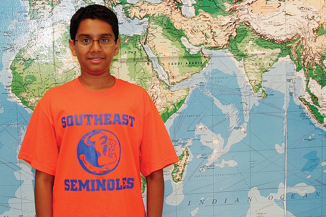 Anay Patel has been studying for the state geography bee every night since he learned he would be competing.