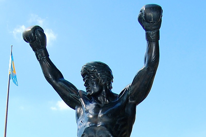 The Jensen statue will be similar to the famous Rocky statue in Philadelphia, Pa.