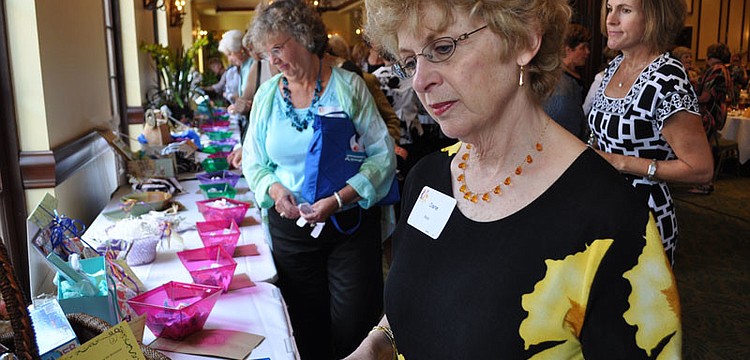 Diane Block had her eye on a Godiva chocolate gift basket.