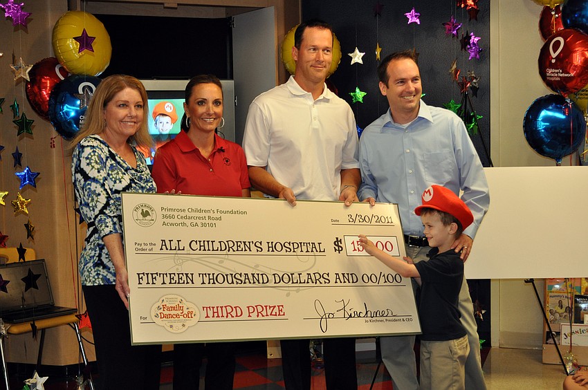 Primrose School made a $15,000 donation to All Children's Hospital in honor of the Phayre family's victory.