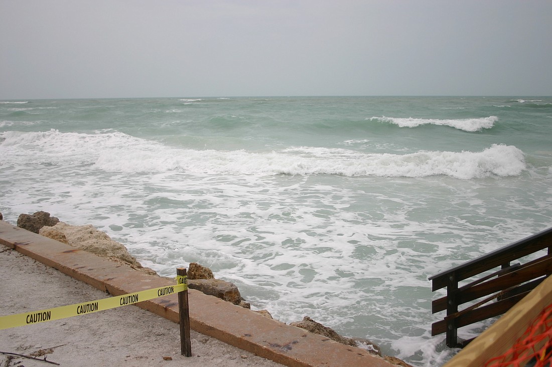 Longboat Key will see high winds and storms throughout the day today.