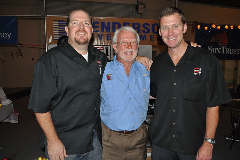 General Manager Darrin Foil, founder Bill Shumate and Vice President of Operations Bill Milner represented Square 1 Burgers, which opened in the East County March 1.