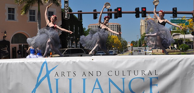 Dancers from the Sarasota Ballet School kept the crowd on its toes.