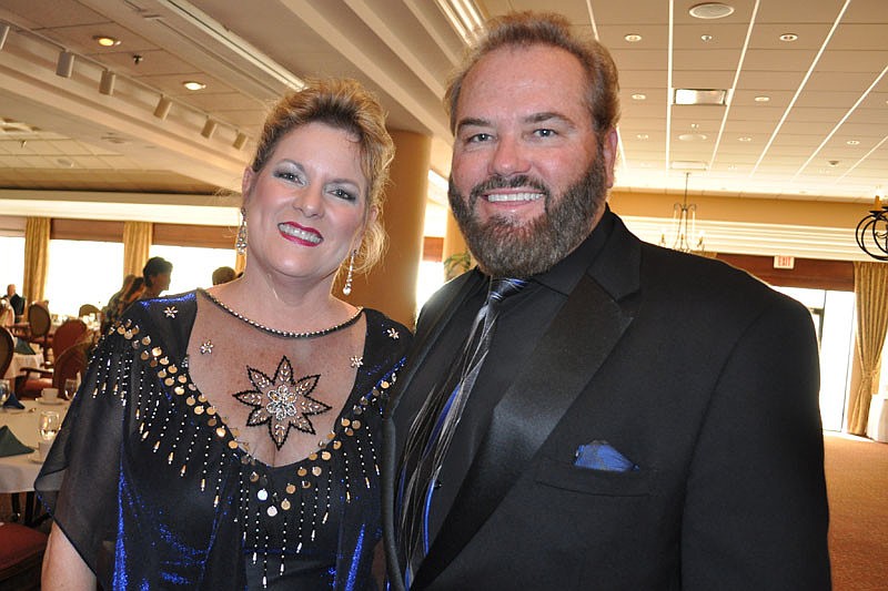 Singers Carol Sparrow and Randolph Locke shared their love of opera with the audience.